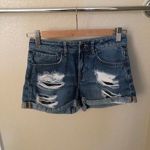 Pacsun High Waisted Denim Shorts